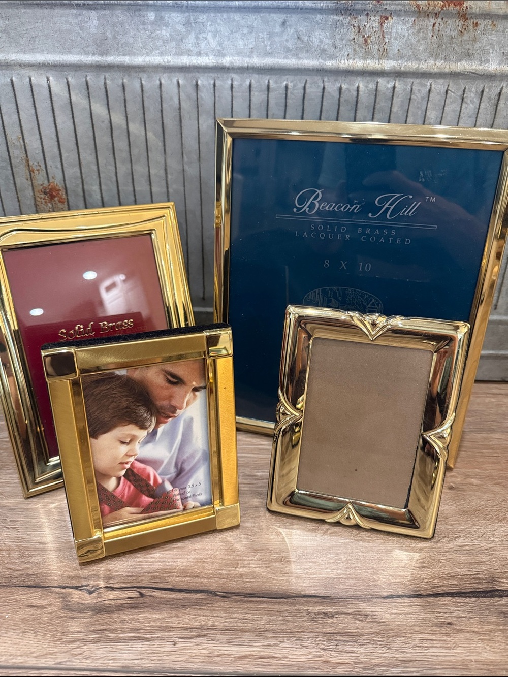 Brass Picture Frames - Polished Gold Finish